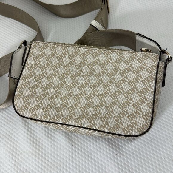 DKNY Bryant Park Demi Beige Crossbody Bag - Picture 11 of 11